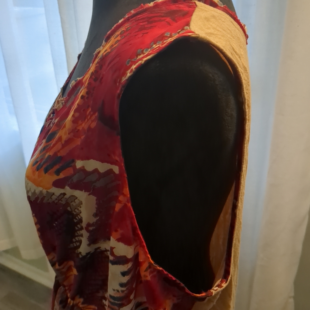 **3/$10** Lane Bryant Multicolor Zigzag Blouse - Picture 4 of 6